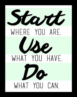 22% OFF on Painting Mantra Framed - Start Use Do Paper Print