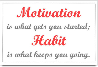 53% OFF on Motivation is What Gets You Started Laminated Poster Paper Print