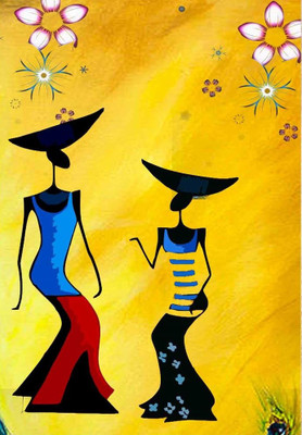 80% OFF on Holicshop Flowers Painting Without Frame Canvas Art