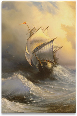 45% OFF on Ancient Sailing Vessel in Stormy Sea Canvas Art 45% OFF on Ancient Sailing Vessel in Stormy Sea Canvas Art