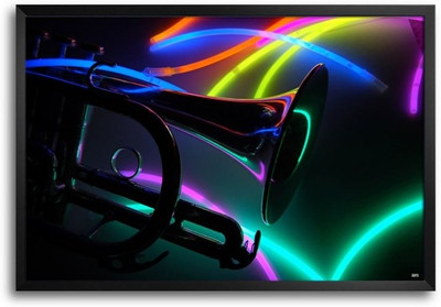 53% OFF on Colors Music Instrument Fp00004188 Framed Photographic Paper