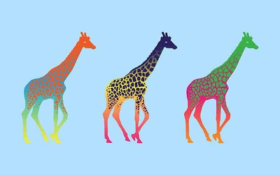 55% OFF on Colorful Giraffe Fine Art Print 55% OFF on Colorful Giraffe Fine Art Print