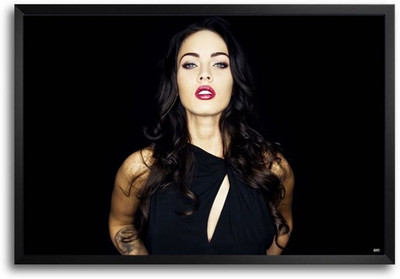 53% OFF on Megan Fox Black Fp00004263 Framed Photographic Paper