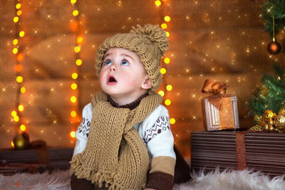 50% OFF on Cute Christmas Baby Boy Poster Paper Print