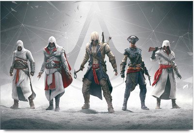 58% OFF on Assasins Creed all Poster Paper Print