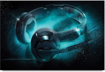 75% OFF on 3D Headphone Paper Print