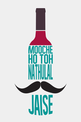 8% OFF on Moochey Ho Toh Nathulal Jaise Paper Print
