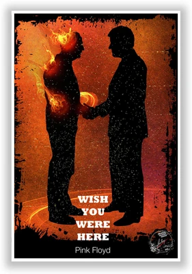 50% OFF on PosterGuy Wish You Were Here Pink Floyd Music Legends and Bands Poster Paper Print