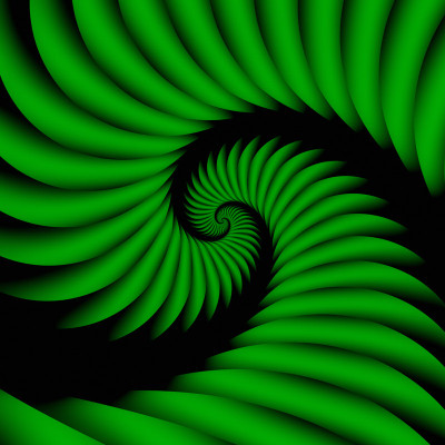 50% OFF on Fractal greenery Paper Print