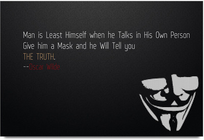 53% OFF on V for Vendetta Poster Paper Print