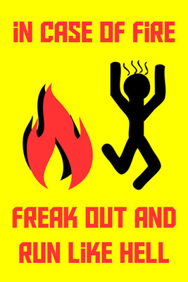 37% OFF on Fire Instructions Paper Print 37% OFF on Fire Instructions Paper Print