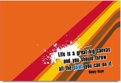 58% OFF on Life Is A Great Big Canvas Quote Design Laminated Poster Paper Print 58% OFF on Life Is A Great Big Canvas Quote Design Laminated Poster Paper Print