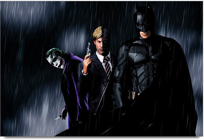 62% OFF on Batman And Joker And Bond Paper Print 62% OFF on Batman And Joker And Bond Paper Print