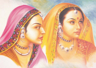 33% OFF on Village Ladies Paper Print