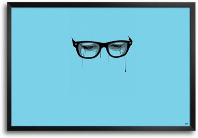 74% OFF on Eyes And Glasses Fp00003707 Framed Photographic Paper