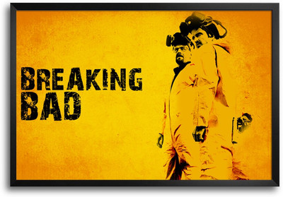 46% OFF on ShopMantra Breaking Bad Yellow Grunge Laminated Frame Poster Paper Print