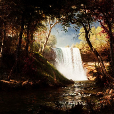 9% OFF on Wonder Images Beautiful Waterfall Canvas Art