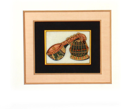 10% OFF on Soulful Strings Marble Canvas Art