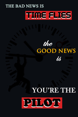 55% OFF on The God News S Time Flies And Bad News Is You Are Pilot Paper Print 55% OFF on The God News S Time Flies And Bad News Is You Are Pilot Paper Print