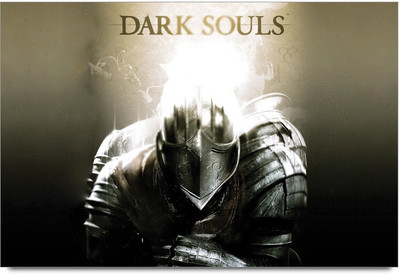 53% OFF on Dark Souls Gamer Artwork Laminated Poster Paper Print