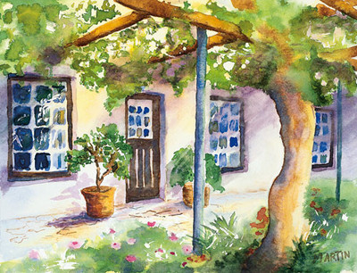 20% OFF on House Entrance Canvas Art