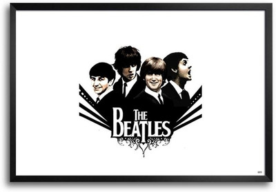 53% OFF on Beatles Band Fp00004496 Framed Photographic Paper