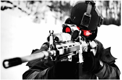 73% OFF on Artmagik Sniper Fine Art Print 73% OFF on Artmagik Sniper Fine Art Print