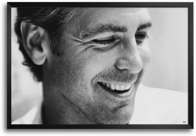 53% OFF on George Clooney Fp00003994 Framed Photographic Paper