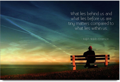 62% OFF on Philosphy Quote Paper Print