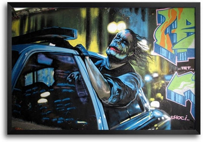 74% OFF on Joker Graffiti Fp00003770 Framed Photographic Paper