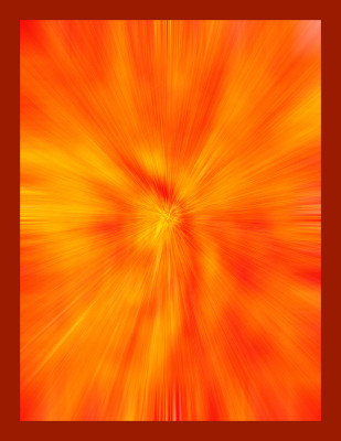Orange Zoom Paper Print Orange Zoom Paper Print