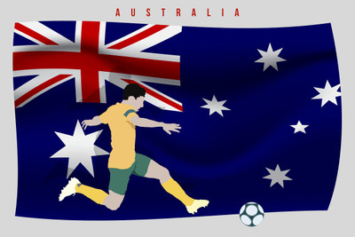 6% OFF on Australia FIFA Flag Photographic Paper
