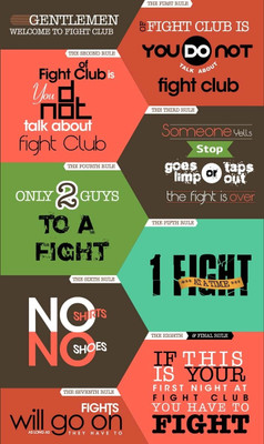6% OFF on Rules for a Fight Club Photographic Paper