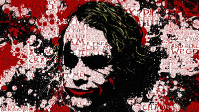 71% OFF on Urbanhomz Dark Knight Joker Crazy Poster Paper Print