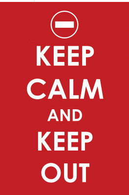 8% OFF on Keep Calm and Keep Out Paper Print 8% OFF on Keep Calm and Keep Out Paper Print