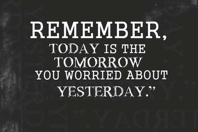 62% OFF on StyBuzz remember today is the tomarrow poster Photographic Paper