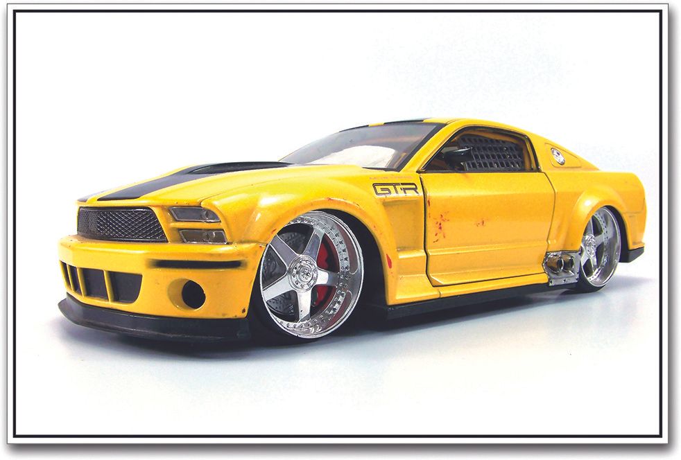 48% OFF on Amazong Yellow Sports Car Paper Print