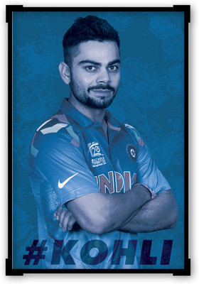 30% OFF on PosterGuy Virat Kohli Attitutde Sports Framed Poster Paper Print