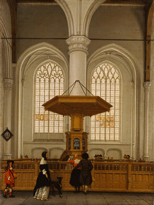 12% OFF on Interior Of The Laurenskerk At Rotterdam By Anthonie De Lorme Dutch Fine Art Print