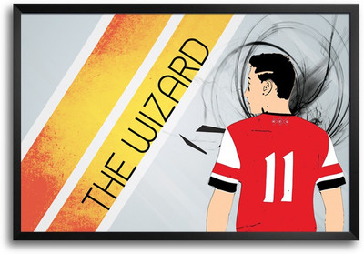 46% OFF on Shopmantra Mesut öZil Germany Football Laminated Frame Poster Paper Print