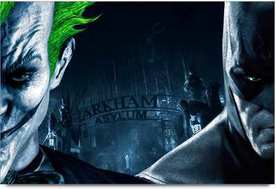 62% OFF on Batman & Joker Paper Print