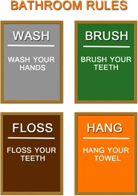 52% OFF on Bathroom Rules Fine Art Print 52% OFF on Bathroom Rules Fine Art Print