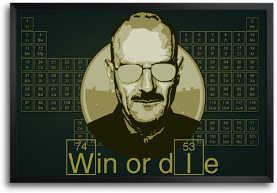 46% OFF on ShopMantra Breaking Bad Win or Die Laminated Frame Poster Paper Print