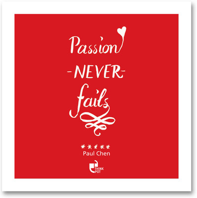 5% OFF on Passion never fails - Paul Chen White Square Frame Photographic Paper 5% OFF on Passion never fails - Paul Chen White Square Frame Photographic Paper