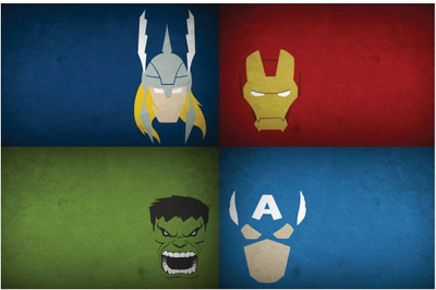 75% OFF on Artmagik The Avengers Minilism Poster Fine Art Print 75% OFF on Artmagik The Avengers Minilism Poster Fine Art Print