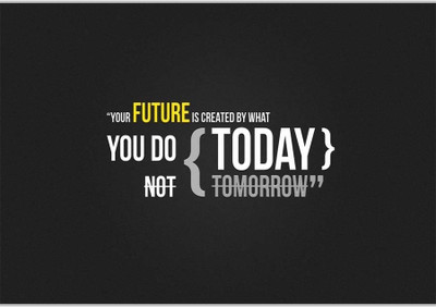 37% OFF on Your FuturePoster (18 x 12 Inches) by Shopkeeda Paper Print