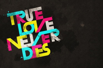 62% OFF on True Love Never Dies Poster Photographic Paper