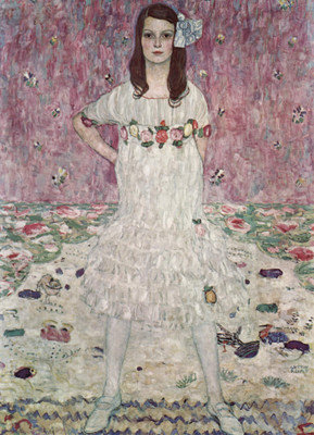 Portrait Of M?da Primavesi By Gustav Klimt Fine Art Print - Medium