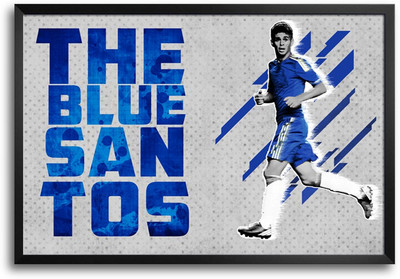46% OFF on Shopmantra Oscar Chelsea Footballer Laminated Frame Poster Paper Print