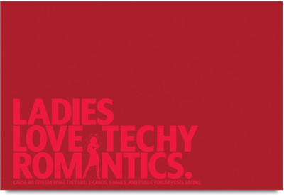 53% OFF on Ladies Love Techy Romantics Laminated Poster Paper Print